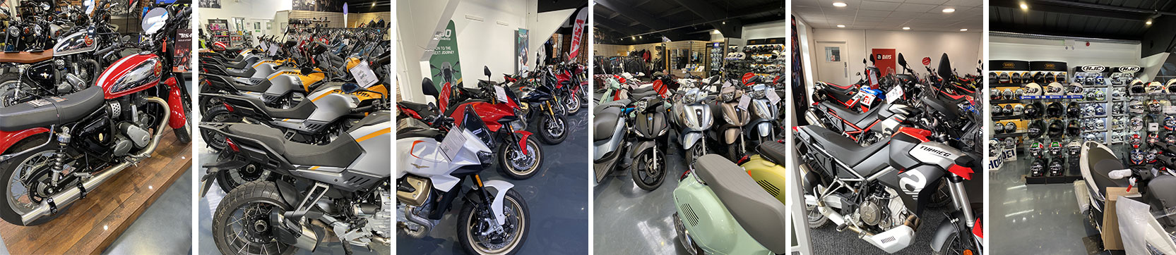 Inside the Motorcycles Showroom at Dearden