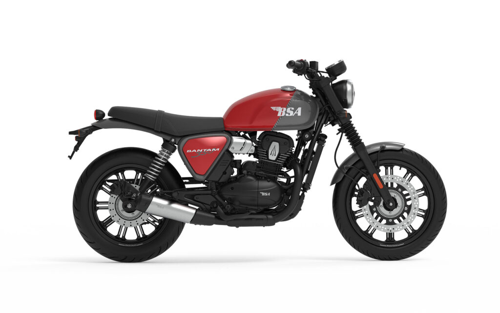 BSA Bantum 350cc in Firecracker Red
