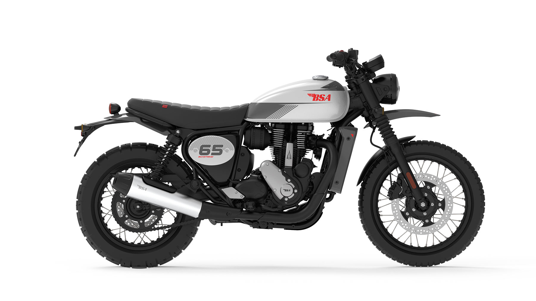 BSA Scrambler 650 in Thunder Grey